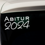 ABI 2024, Abitur 2024, ABI, Abitur, Abschluss, Schulabschluss, Abiball,2024, Schulabschluss 2024, Gymnasium, Aufkleber, Autoaufkleber, Sticker, Fahrzeugaufkleber, Auto, Fahrzeug, Folie, Vinylfolie, Abitur Aufkleber, Abi 2024 Aufkleber