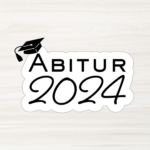 ABI 2024, Abitur 2024, ABI, Abitur, Abschluss, Schulabschluss, Abiball,2024, Schulabschluss 2024, Gymnasium, Aufkleber, Autoaufkleber, Sticker, Fahrzeugaufkleber, Auto, Fahrzeug, Folie, Vinylfolie, Abitur Aufkleber, Abi 2024 Aufkleber