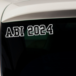 ABI 2024, Abitur 2024, ABI, Abitur, Abschluss, Schulabschluss, Abiball,2024, Schulabschluss 2024, Gymnasium, Aufkleber, Autoaufkleber, Sticker, Fahrzeugaufkleber, Auto, Fahrzeug, Folie, Vinylfolie, Abitur Aufkleber, Abi 2024 Aufkleber