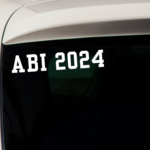 ABI 2024, Abitur 2024, ABI, Abitur, Abschluss, Schulabschluss, Abiball,2024, Schulabschluss 2024, Gymnasium, Aufkleber, Autoaufkleber, Sticker, Fahrzeugaufkleber, Auto, Fahrzeug, Folie, Vinylfolie, Abitur Aufkleber, Abi 2024 Aufkleber